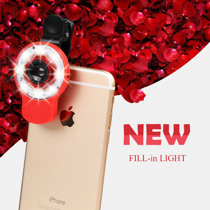 Phone Clip Fill Light Selfie Flash Light for Mobile Phone RK09F